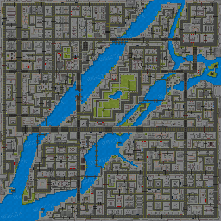 gta 1 liberty city map