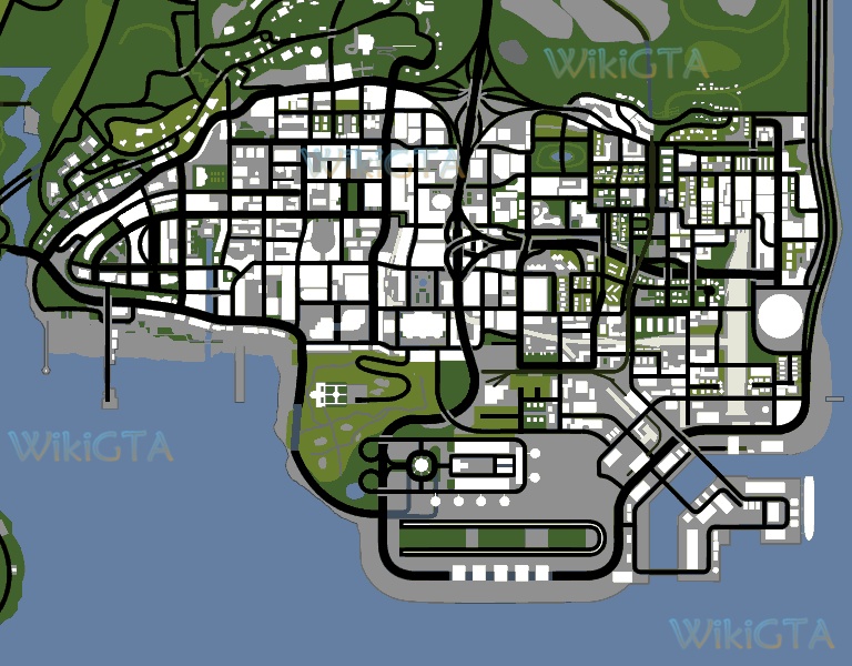 gta sa weapon location map