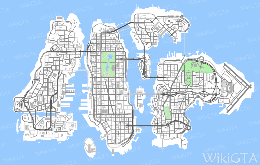 gta 4 map