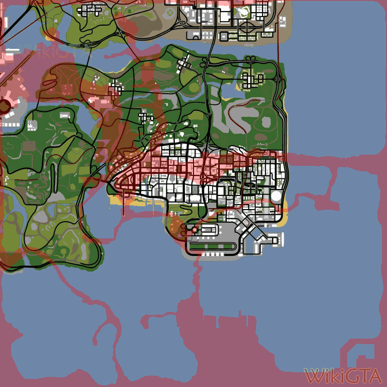 Gta San Andreas Weapons Locations Map 0057