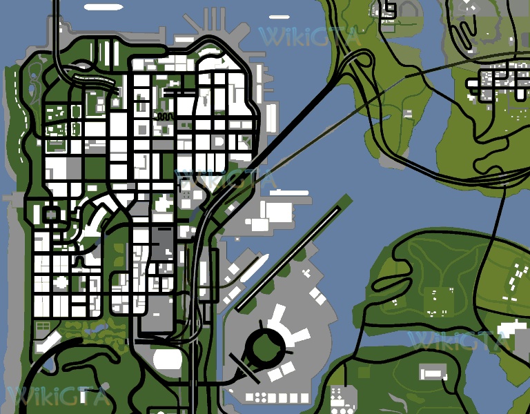 gta sa weapon map