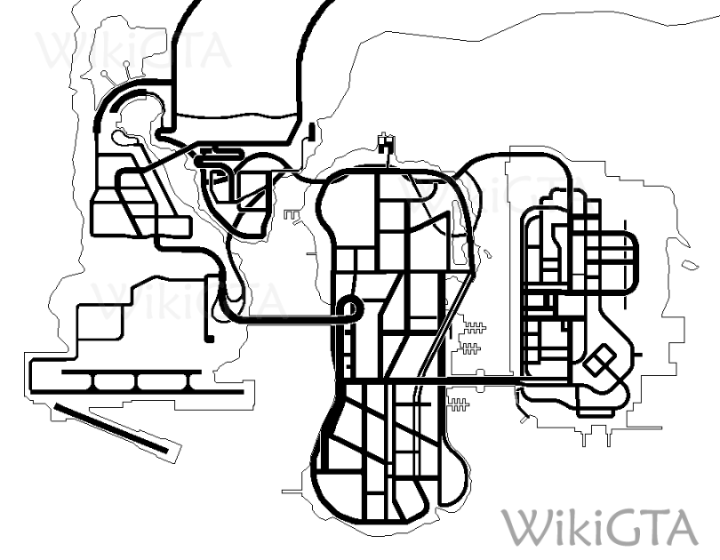 gta 3 map. From WikiGTA - The Complete